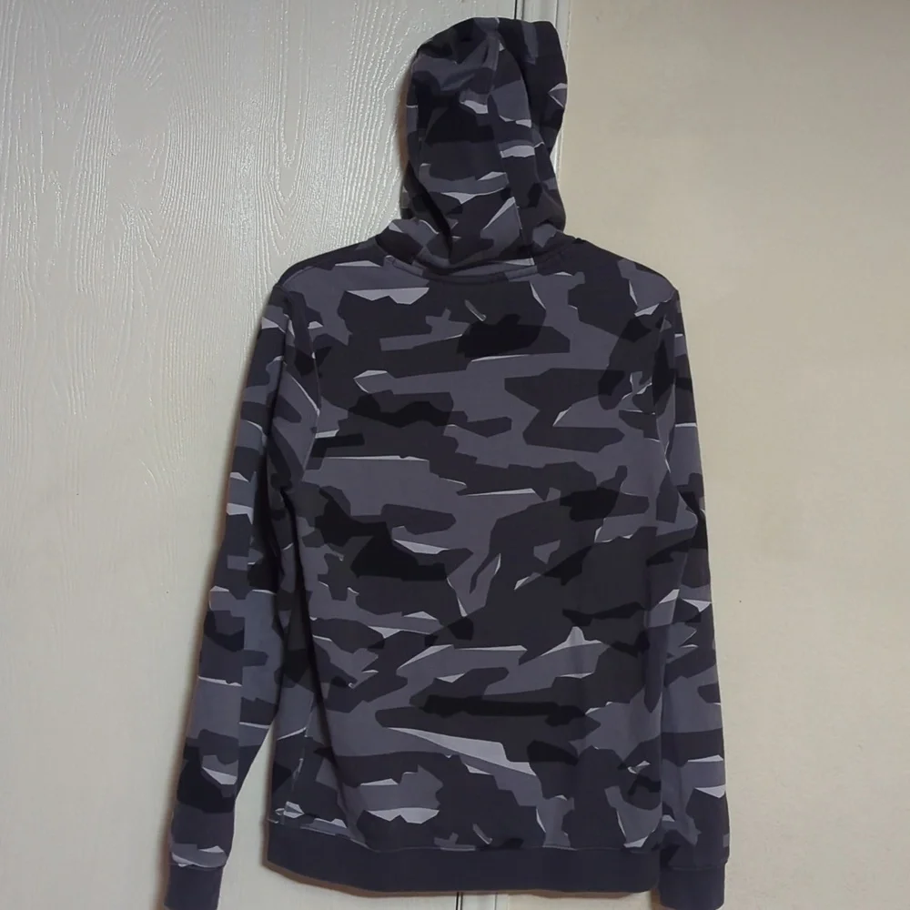 Nike Sportswear Camo-Print Fleece Hoodie Sweatshirt Size S Used Exc MSRP $65 - Picture 5 of 7
